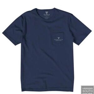 VISSLA Men's Deep Blue Short Sleeve Tee Size Large